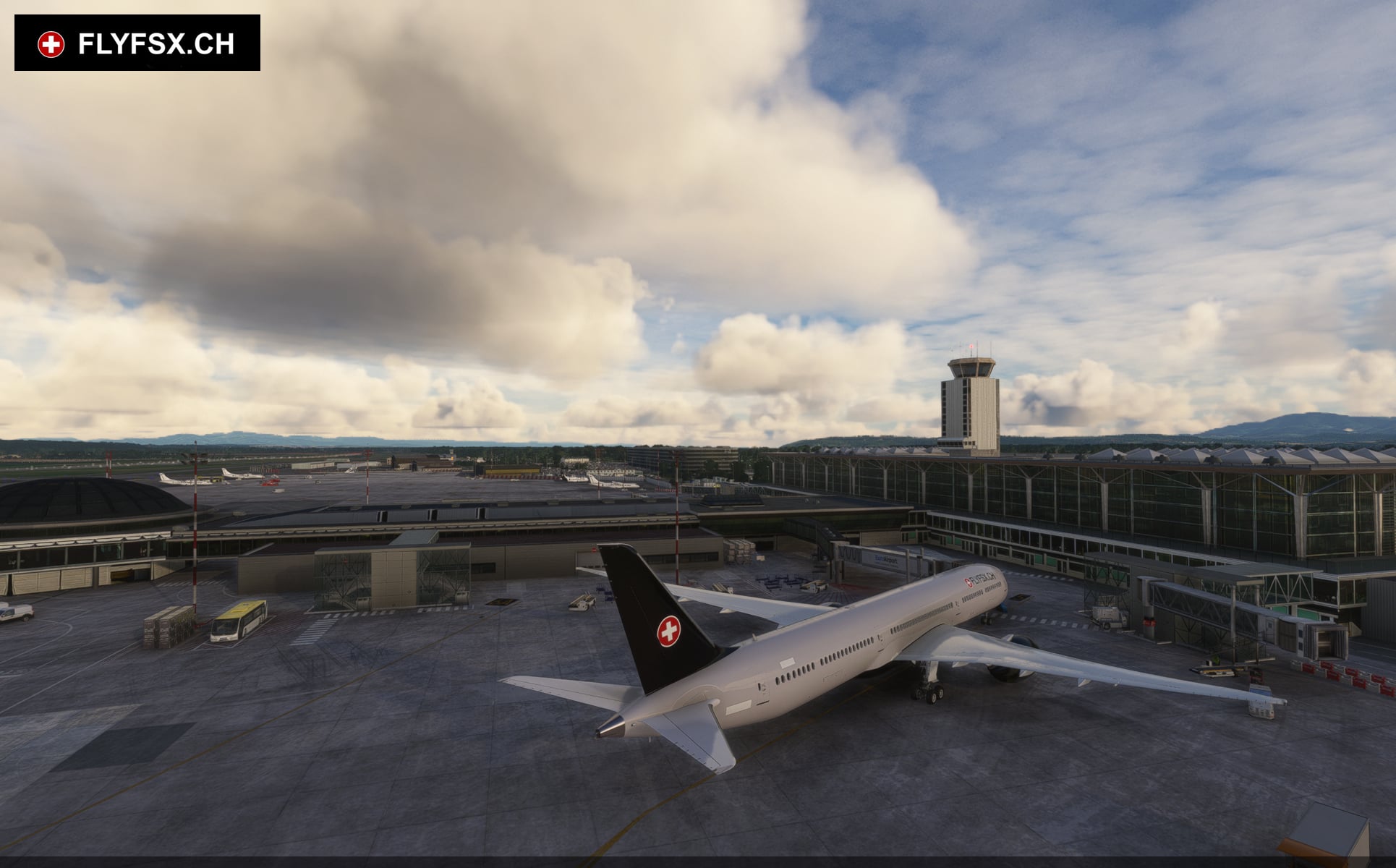 FLYFSX - Flugsimulator - Flight Simulator -  Rüchligweg 55 - 4125 Riehen - Basel - Baden - Aarau - Zürich - Schweiz - Lörrach - Freiburg - Deutschland. 
